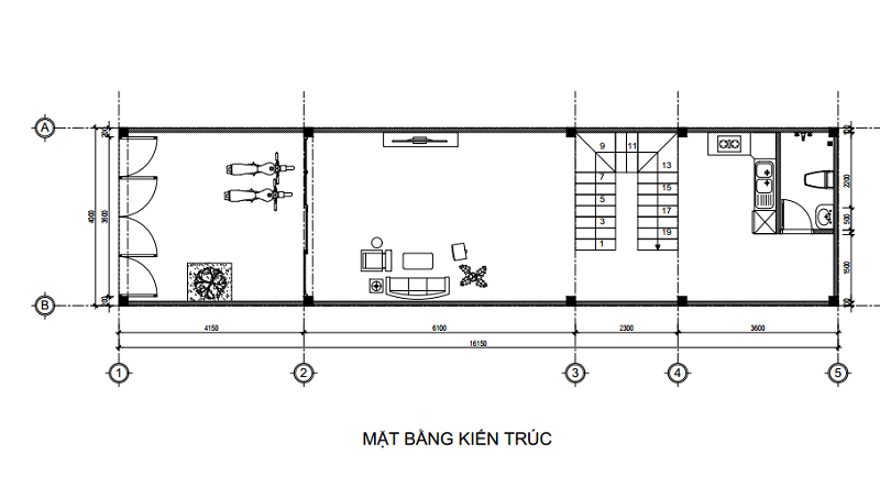 Bảng thiết kế 3D chi tiết nhà trọn gói cho khách hàng.