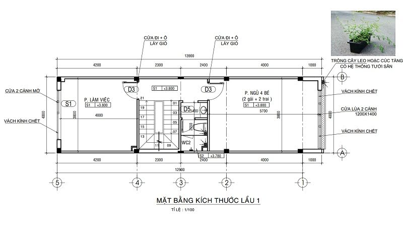 1 bản vẽ trước thi công của chúng tôi